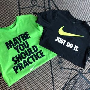 2 Boys The Nike Tee shirts:  Nike T-shirts